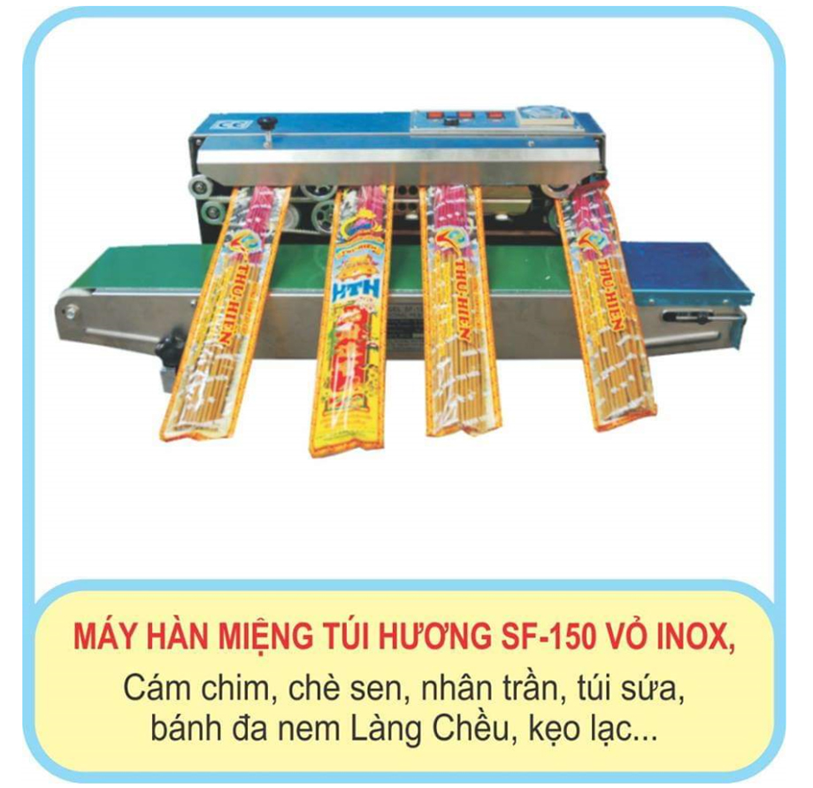 Máy hàng miện túi hương SF-150 Vỏ Inox